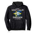 Sweden Football Fan Soccer Game Hoodie - Casual Everyday Wear Men Women - T-Shirt, Sweatshirt, Hoodie