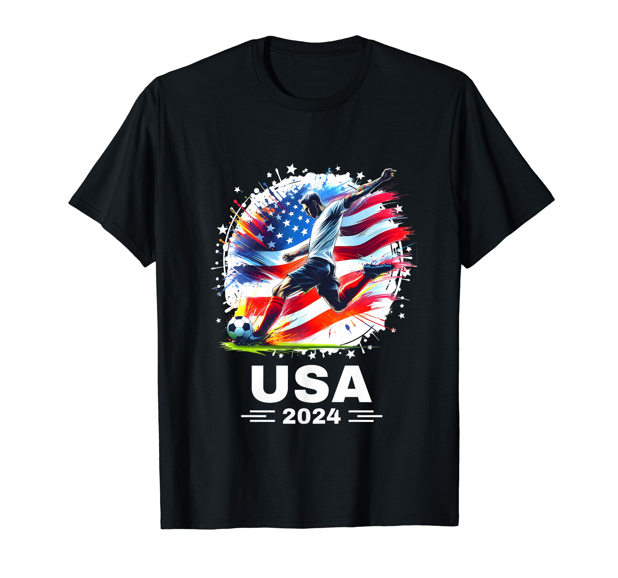 Soccer Soccer Player 2024 Soccer Soccer T-Shirt - Graphic Print Men Women - T-Shirt, Sweatshirt, Hoodie