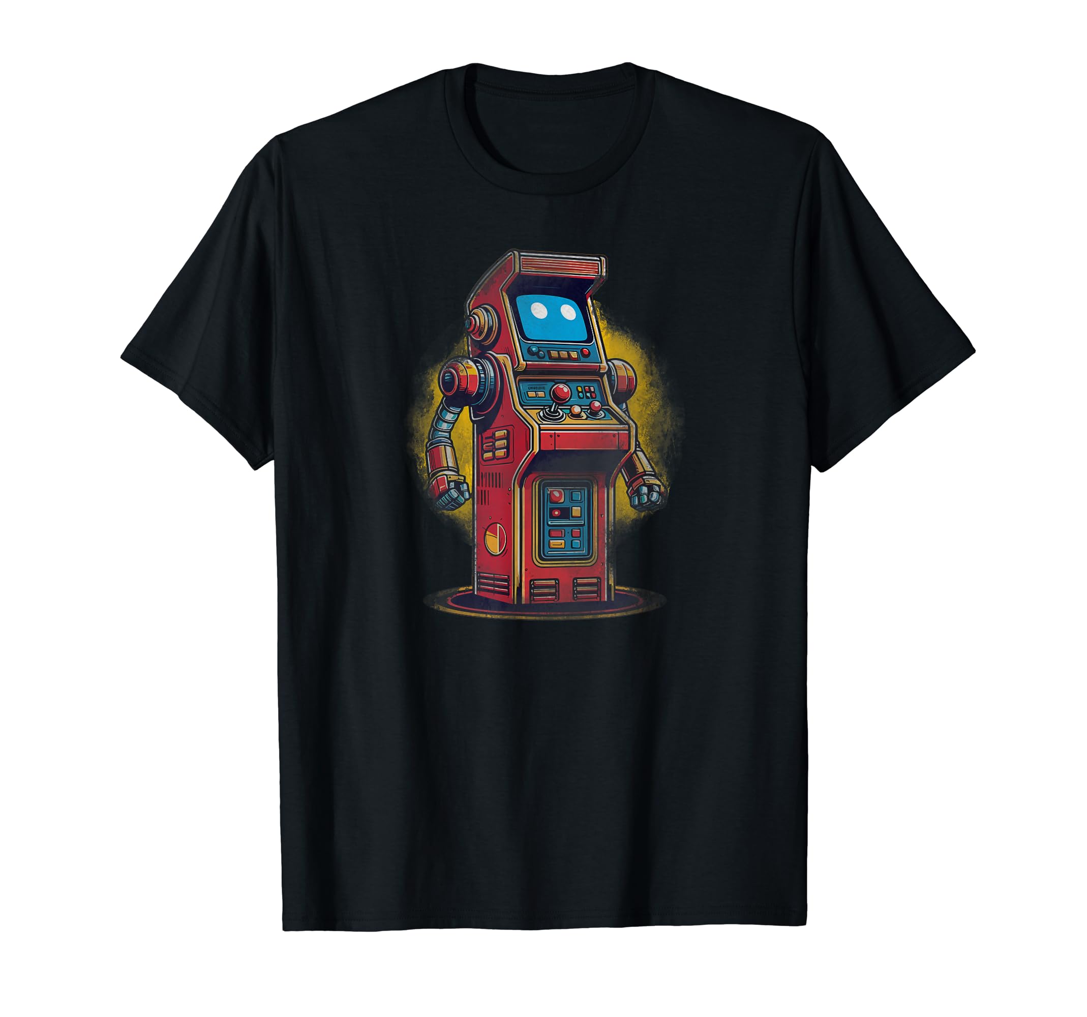 Arcade Robot Enthusiast Gaming T-Shirt - Aesthetic Graphic Unisex - T-Shirt, Sweatshirt, Hoodie