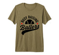 Busy Raising Ballers Baseball Cheer Mom T-Shirt - Custom Art Print Unisex - T-Shirt, Sweatshirt, Hoodie