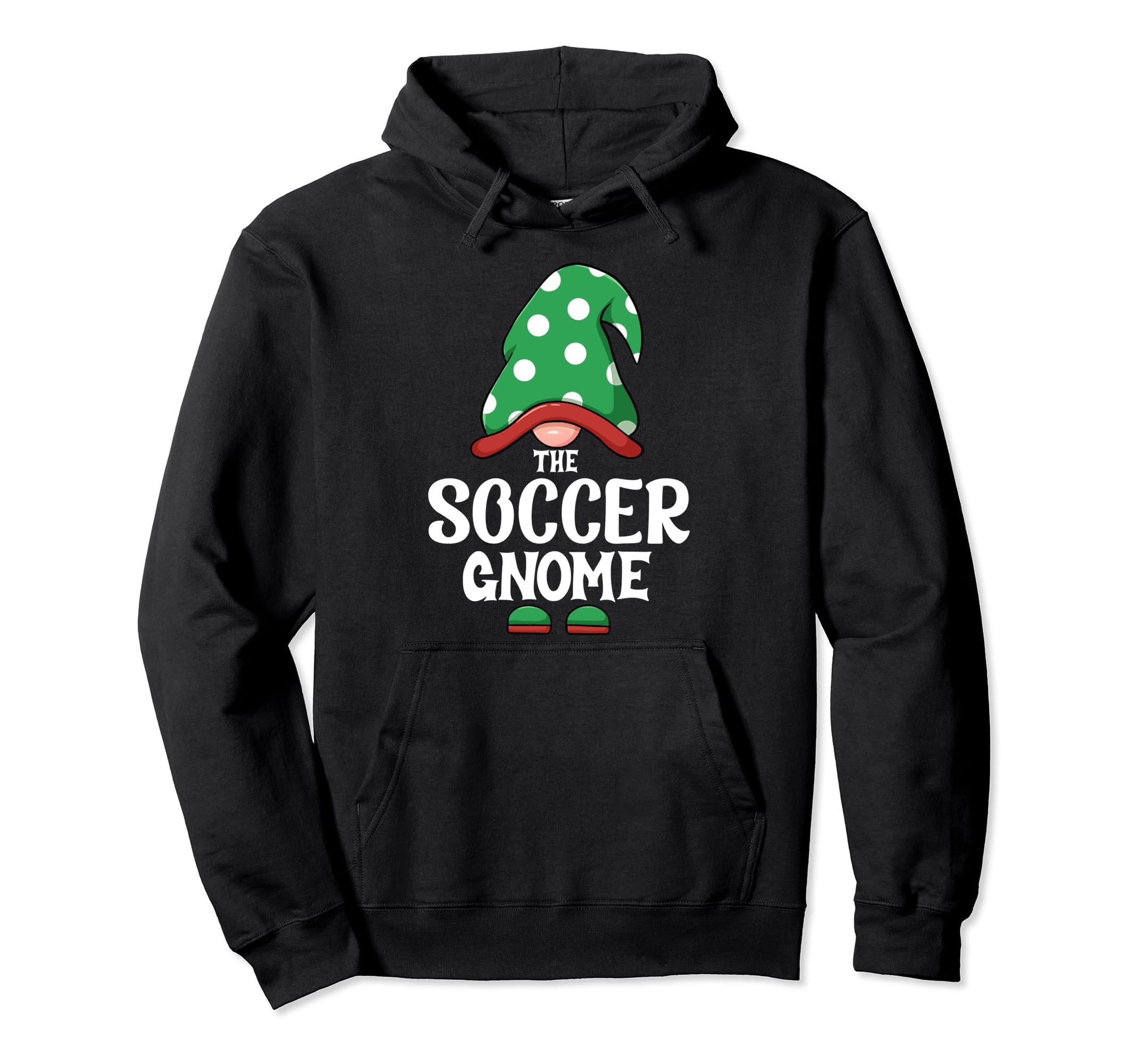 Soccer Gnome Matching Family Pajama Hoodie - Custom Art Print for Adults - T-Shirt, Sweatshirt, Hoodie