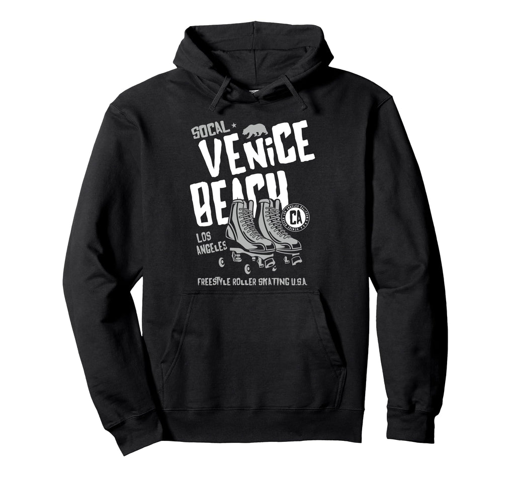 Venice Beach California Roller Skate Hoodie - Trendy Graphic for Adults - T-Shirt, Sweatshirt, Hoodie