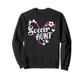 Soccer Aunt Heart Aunt Soccer Sweatshirt - Custom Art Print Men Women - T-Shirt, Sweatshirt, Hoodie