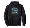 Glacier Grizzly Bear Glacier National Park Hoodie - Unique Graphic Unisex - T-Shirt, Sweatshirt, Hoodie