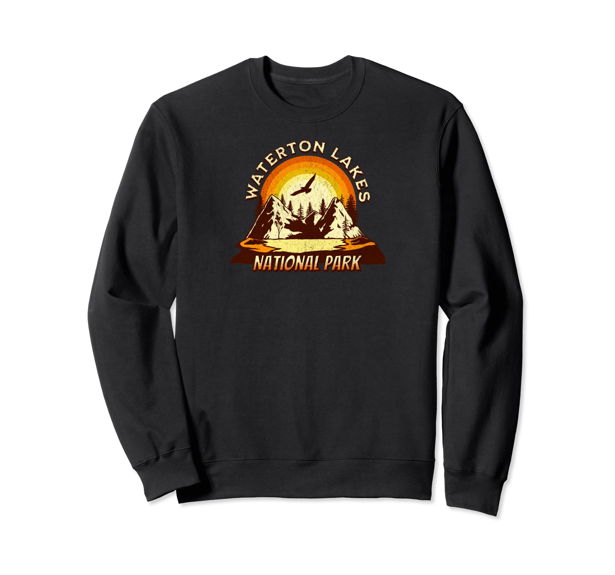 Waterton Lakes National Park Sweatshirt - Custom Art Print Men Women - T-Shirt, Sweatshirt, Hoodie