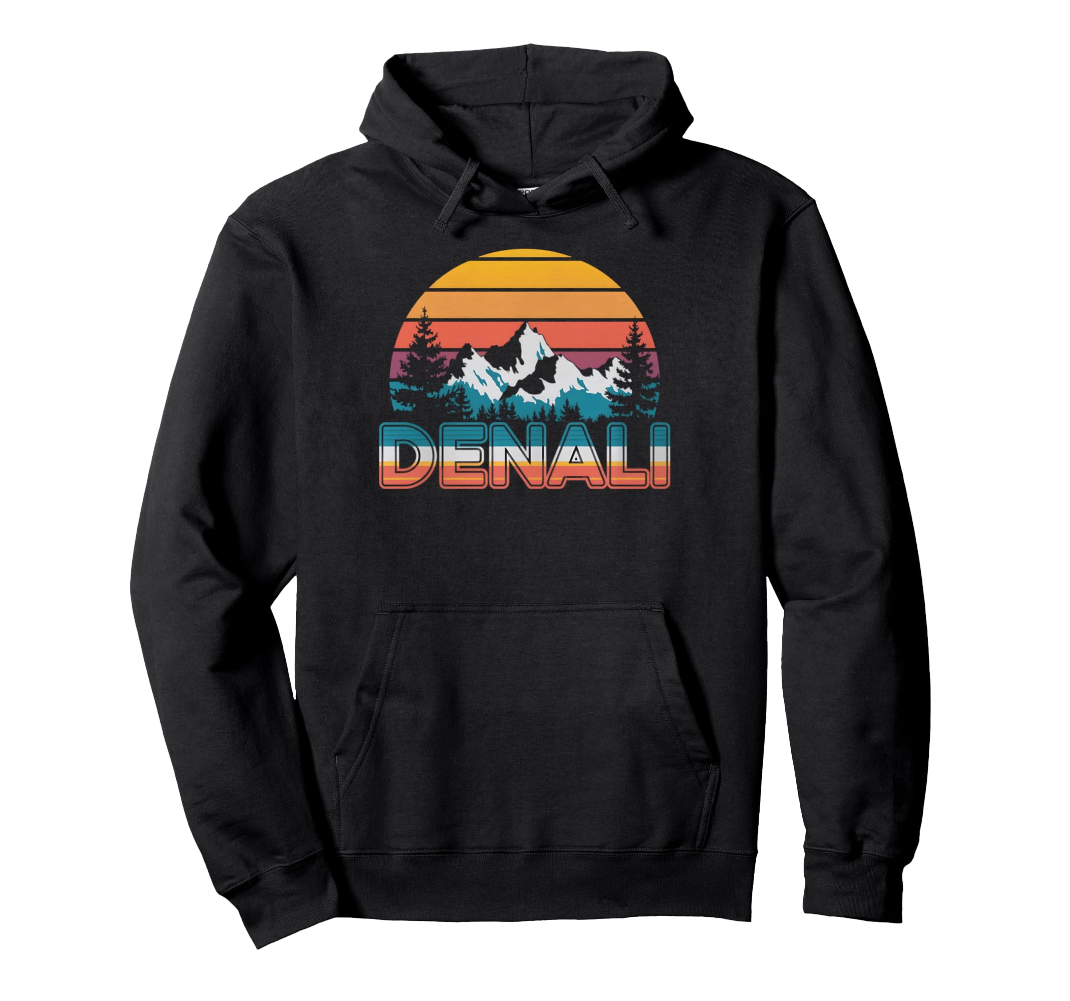 Mount Denali Sunset Mt Denali Hoodie - Casual Everyday Wear Unisex - T-Shirt, Sweatshirt, Hoodie