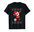 Funny Dabbing Santa Claus Soccer Player T-Shirt - Unique Graphic Men Women - T-Shirt, Sweatshirt, Hoodie