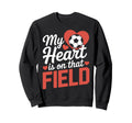 My Heart Is That Field Soccer Sweatshirt - Minimalist Print Unisex - T-Shirt, Sweatshirt, Hoodie