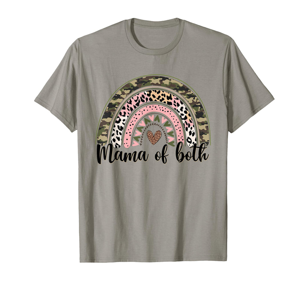 Glitter Dirt Mom Mama Both Leopard Camo T-Shirt - Streetwear Style Unisex - T-Shirt, Sweatshirt, Hoodie