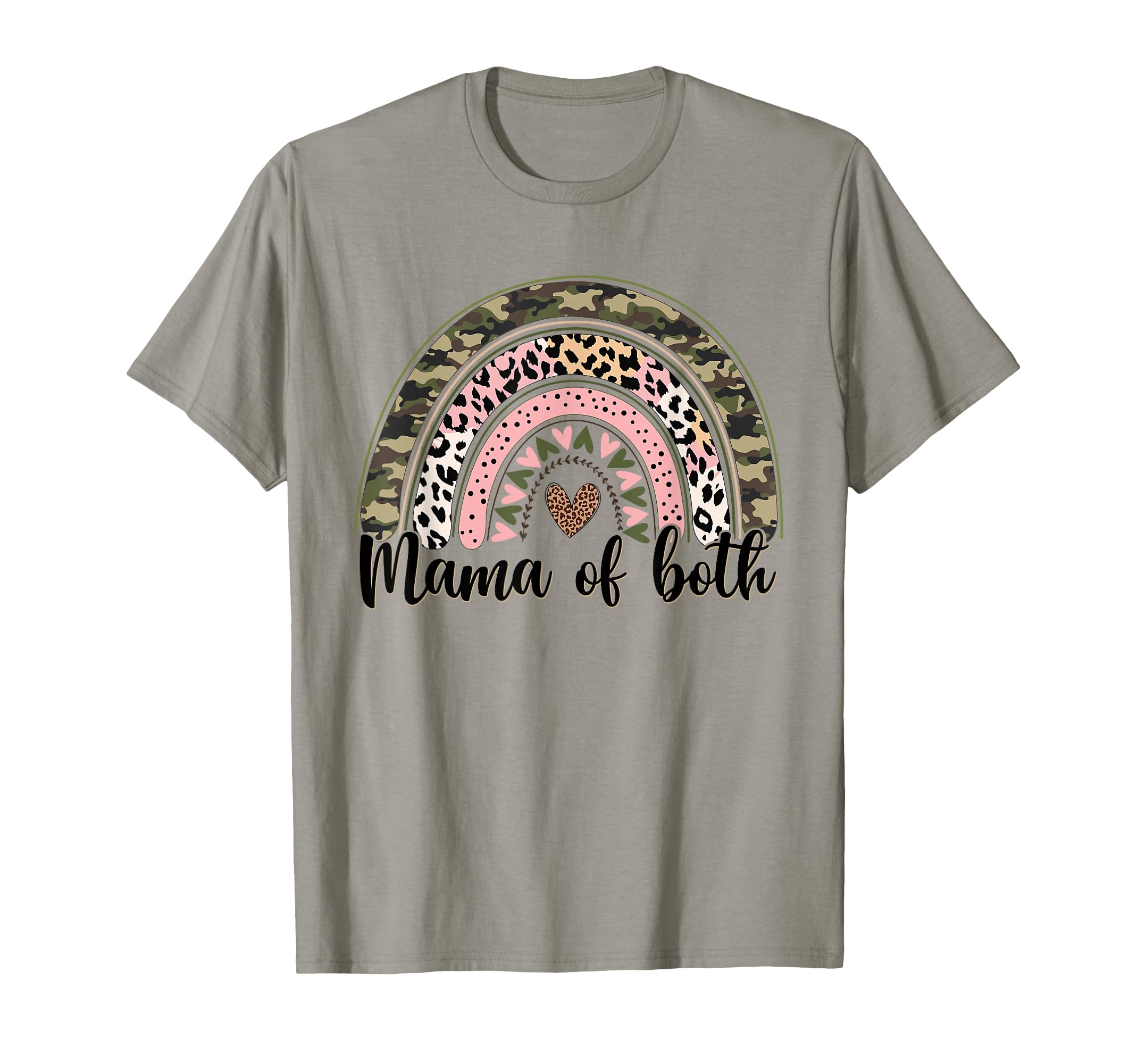 Glitter Dirt Mom Mama Both Leopard Camo T-Shirt - Streetwear Style Unisex - T-Shirt, Sweatshirt, Hoodie