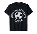 Switzerland County Soccer Distressed 90S T-Shirt - Aesthetic Graphic Unisex - T-Shirt, Sweatshirt, Hoodie