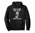 Just Who Loves Anime And Soccer Football Hoodie - Novelty Apparel Unisex - T-Shirt, Sweatshirt, Hoodie