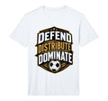 Football Collection Soccer Defend T-Shirt - Minimalist Print for Adults - T-Shirt, Sweatshirt, Hoodie