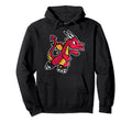 Red Fire Dragon Roller Skate Hoodie - Unique Graphic Unisex - T-Shirt, Sweatshirt, Hoodie