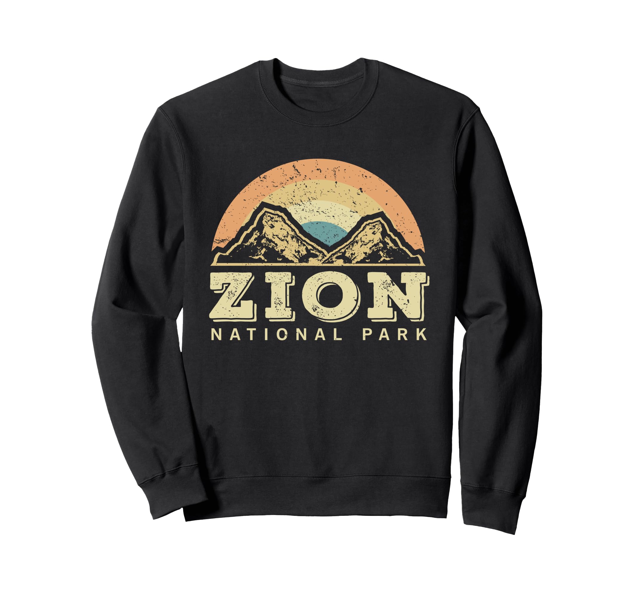 Zion National Park Outdoor Travel Sweatshirt - Graphic Print Men Women - T-Shirt, Sweatshirt, Hoodie