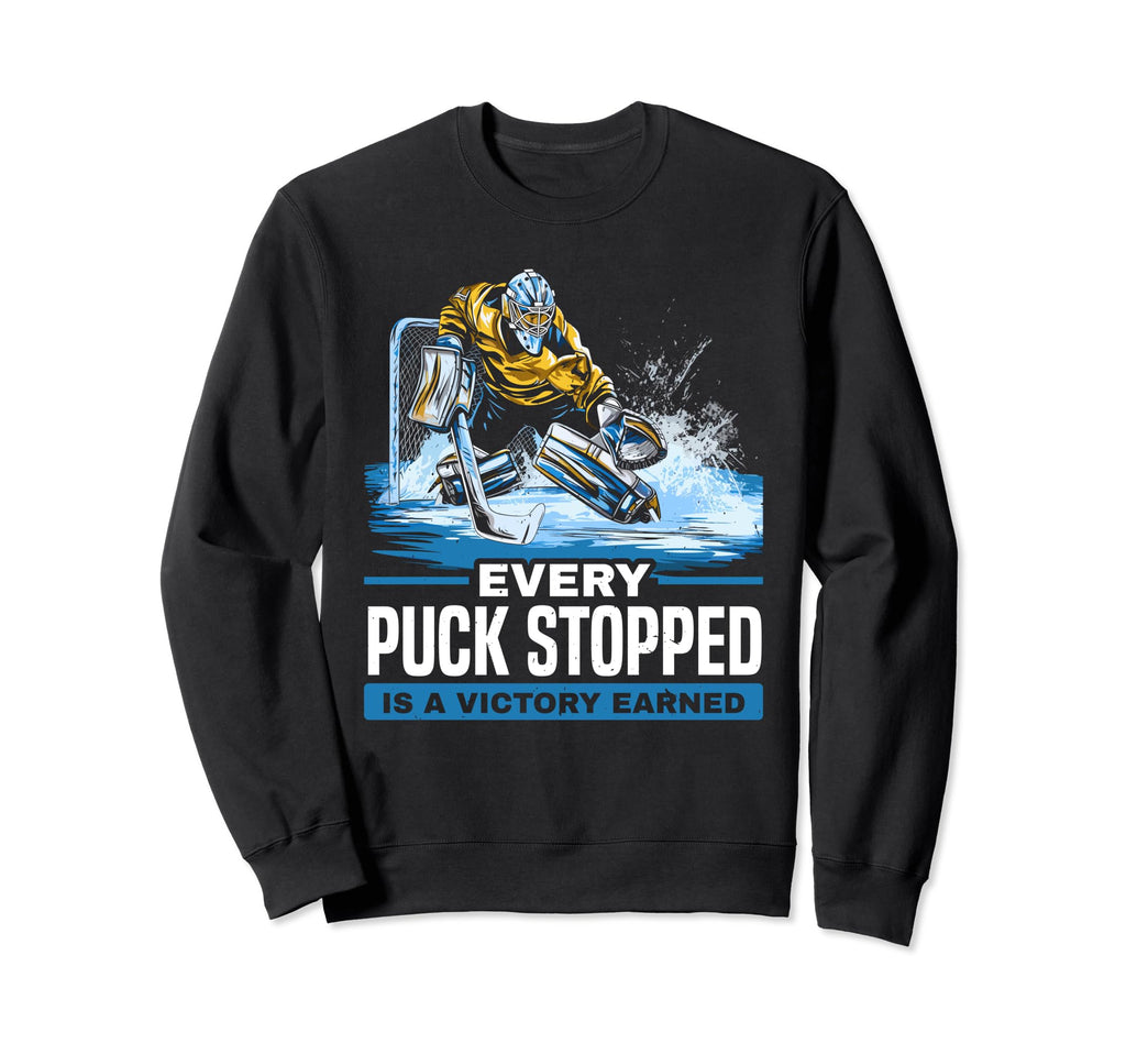 Ice Hockey Goalie Goaltender Sweatshirt - Streetwear Style for Adults - T-Shirt, Sweatshirt, Hoodie