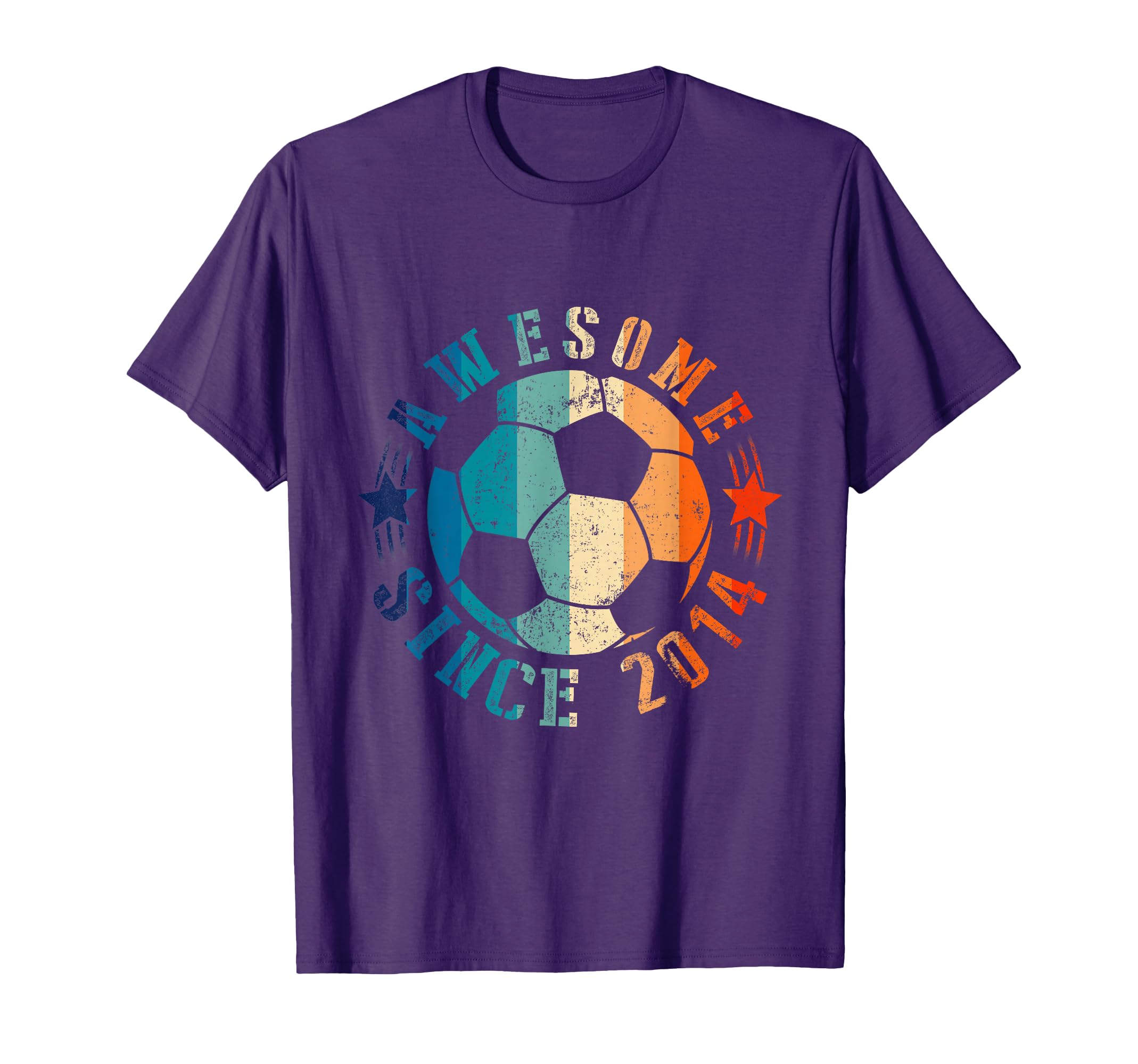 Awesome Since 2014 9Th Birthday 9 T-Shirt - Novelty Apparel for Adults - T-Shirt, Sweatshirt, Hoodie