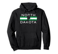 North Dakota Ice Hockey Player Hoodie - Fun Novelty Design Men Women - T-Shirt, Sweatshirt, Hoodie