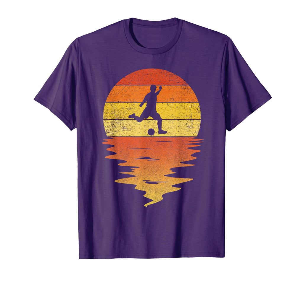 Soccer Football Sunset 70S Soccer T-Shirt - Aesthetic Graphic Unisex - T-Shirt, Sweatshirt, Hoodie