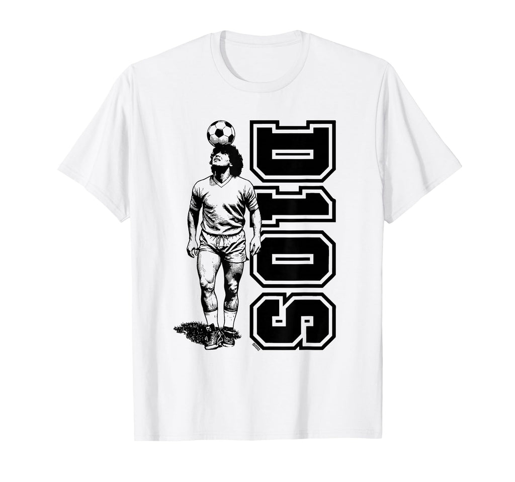 Diego Maradona Headball D10S Dios Soccer T-Shirt - Unique Graphic Unisex - T-Shirt, Sweatshirt, Hoodie