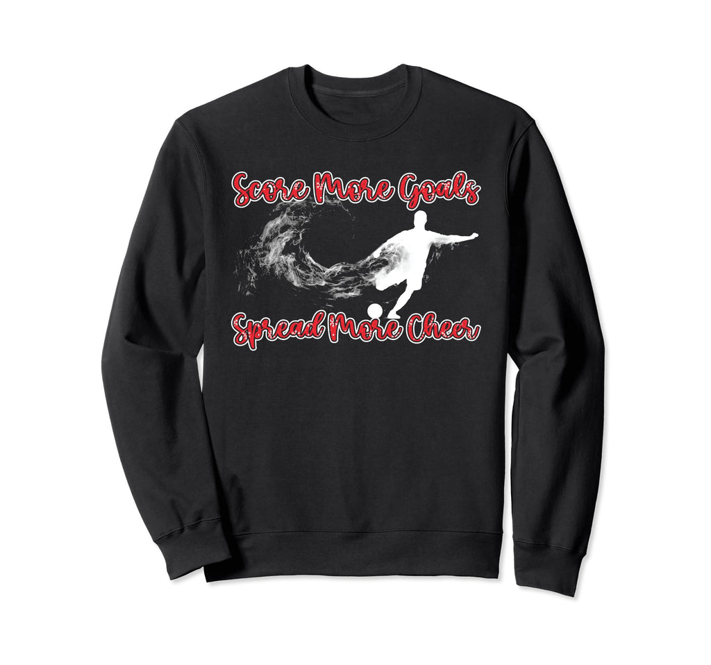 Holiday Sports Soccer Santa Sweatshirt - Casual Everyday Wear Men Women - T-Shirt, Sweatshirt, Hoodie
