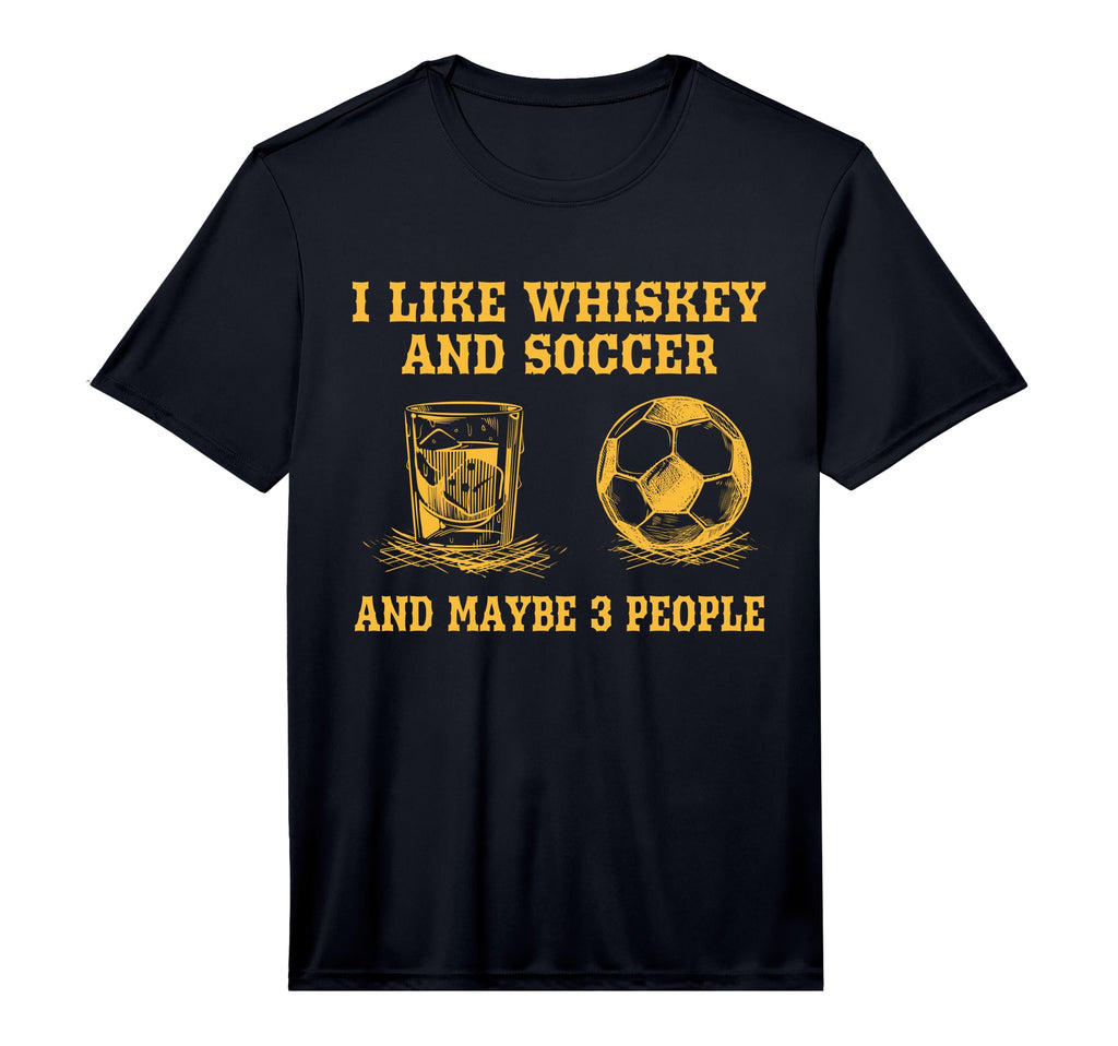 Mens I Like Whiskey And Soccer And T-Shirt - Trendy Graphic Men Women - T-Shirt, Sweatshirt, Hoodie