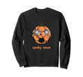 Spooky Season Soccer Ball Pumpkin Sweatshirt - Aesthetic Graphic Unisex - T-Shirt, Sweatshirt, Hoodie
