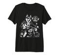 Husky Motorbike Love Footbal Soccer T-Shirt - Aesthetic Graphic for Adults - T-Shirt, Sweatshirt, Hoodie