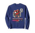 Love Soccer Heart Skills Loading Sweatshirt - Novelty Apparel for Adults - T-Shirt, Sweatshirt, Hoodie