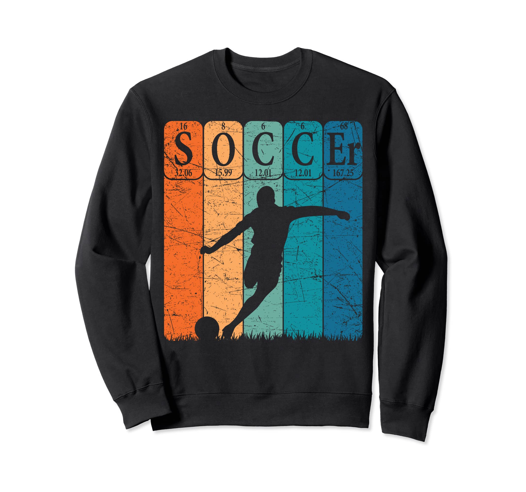 Soccer Periodic Table Elements Sweatshirt - Fun Novelty Design Men Women - T-Shirt, Sweatshirt, Hoodie