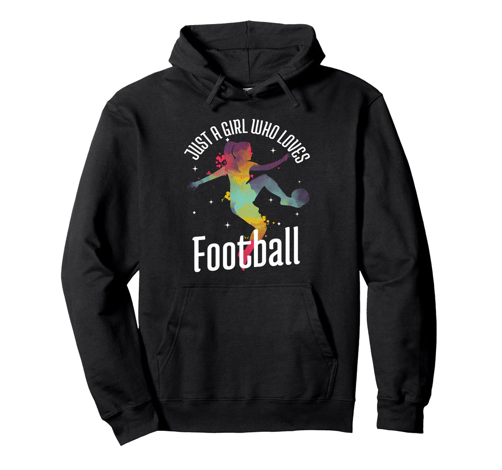 Just Who Loves Football Player Soccer Gift Hoodie - Novelty Apparel Unisex - T-Shirt, Sweatshirt, Hoodie