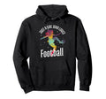 Just Who Loves Football Player Soccer Gift Hoodie - Novelty Apparel Unisex - T-Shirt, Sweatshirt, Hoodie