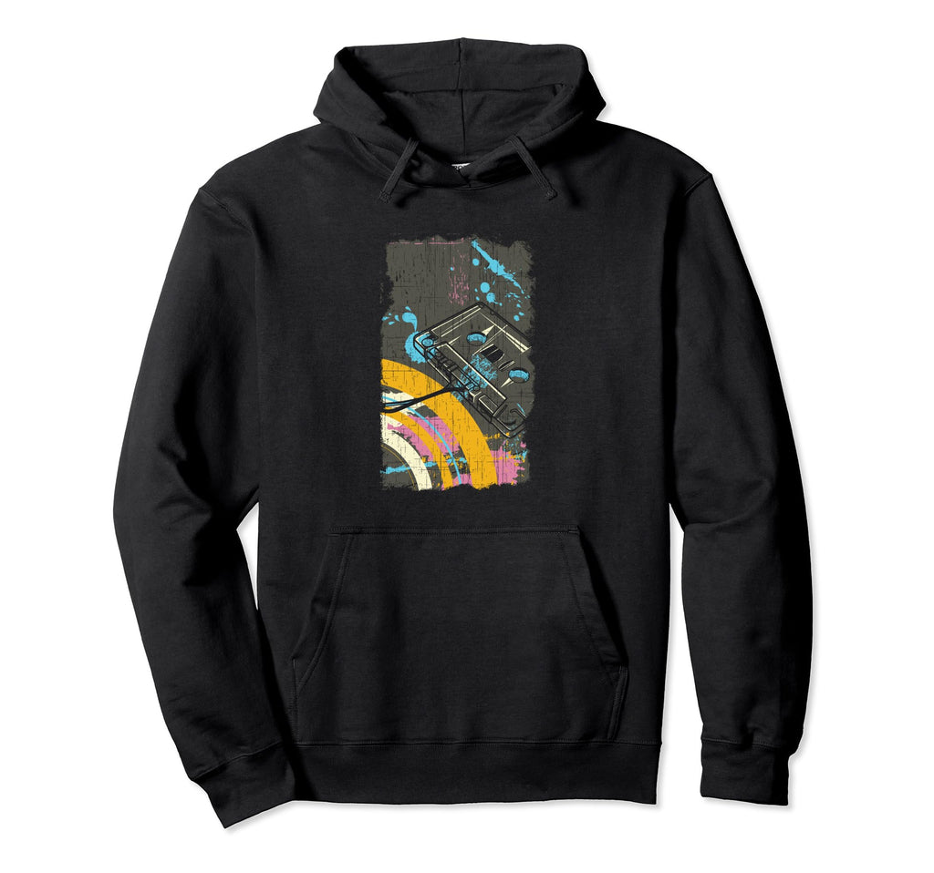 70S 80S Cassette Tape Nostalgic Hoodie - Novelty Apparel for Adults - T-Shirt, Sweatshirt, Hoodie