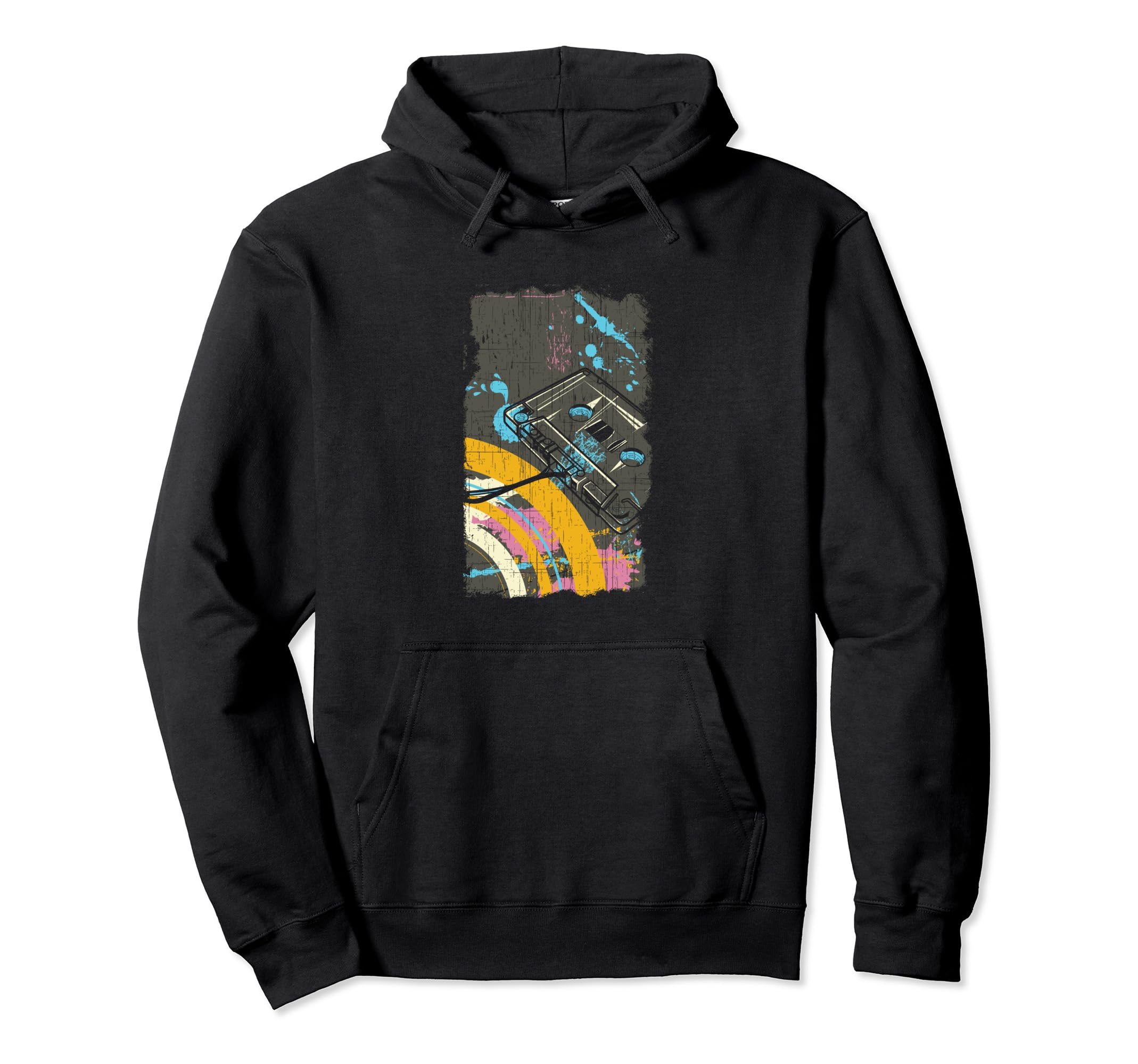 70S 80S Cassette Tape Nostalgic Hoodie - Novelty Apparel for Adults - T-Shirt, Sweatshirt, Hoodie