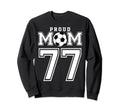 Number 77 Custom Proud Soccer Sweatshirt - Aesthetic Graphic for Adults - T-Shirt, Sweatshirt, Hoodie