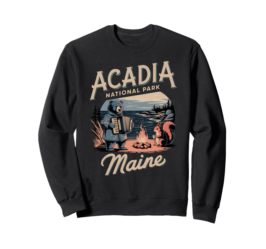 Travel Adventure Acadia National Sweatshirt - Trendy Graphic for Adults - T-Shirt, Sweatshirt, Hoodie