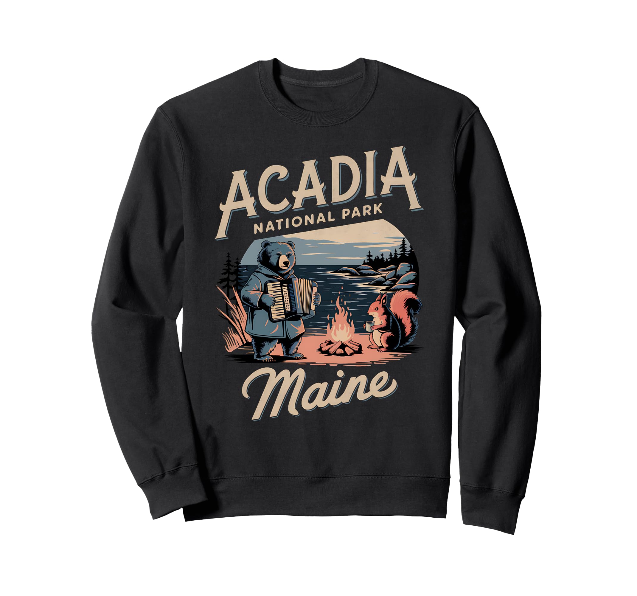 Travel Adventure Acadia National Sweatshirt - Trendy Graphic for Adults - T-Shirt, Sweatshirt, Hoodie