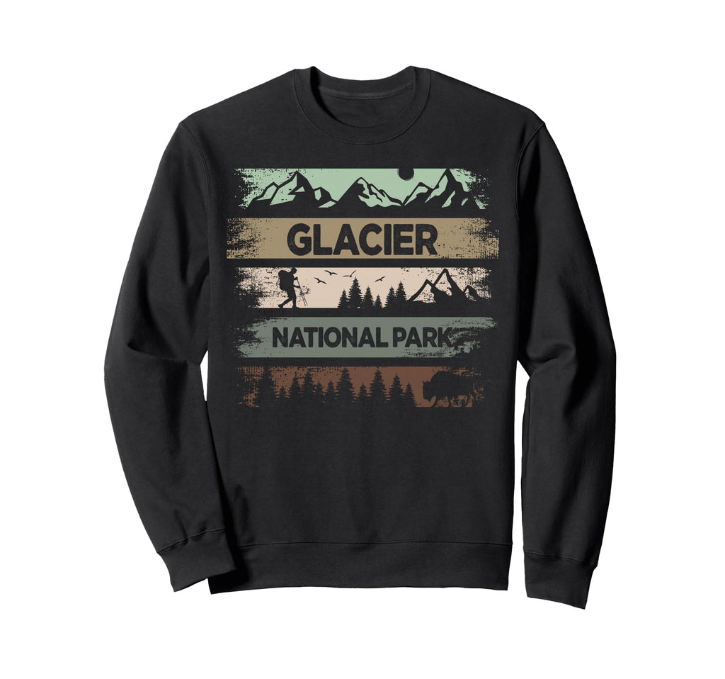 Glacier National Park Us Glacier Sweatshirt - Novelty Apparel for Adults - T-Shirt, Sweatshirt, Hoodie