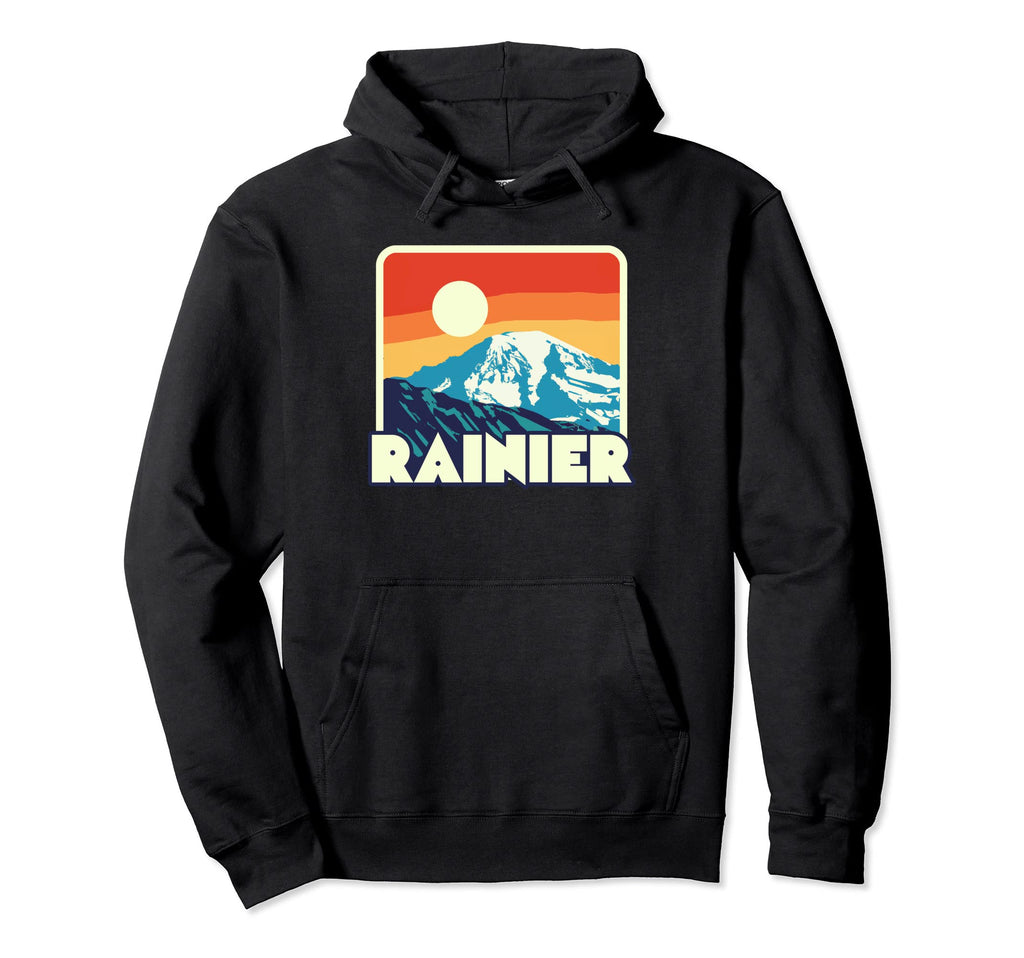 Mount Rainier Wpa National Parks Hoodie - Streetwear Style for Adults - T-Shirt, Sweatshirt, Hoodie