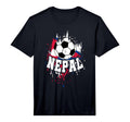 Nepal Soccer Nepali Football T-Shirt - Aesthetic Graphic Men Women - T-Shirt, Sweatshirt, Hoodie