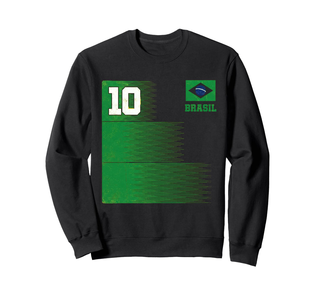 Brazil Gift Flag Brazilian Fan Samba Sweatshirt - Unique Graphic Unisex - T-Shirt, Sweatshirt, Hoodie