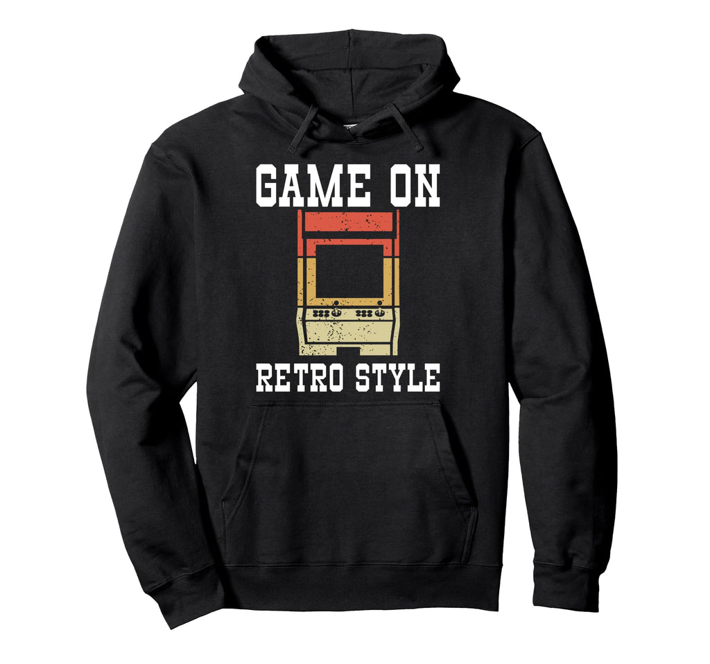 80S Arcade Nostalgia Pixel Art Hoodie - Casual Everyday Wear for Adults - T-Shirt, Sweatshirt, Hoodie