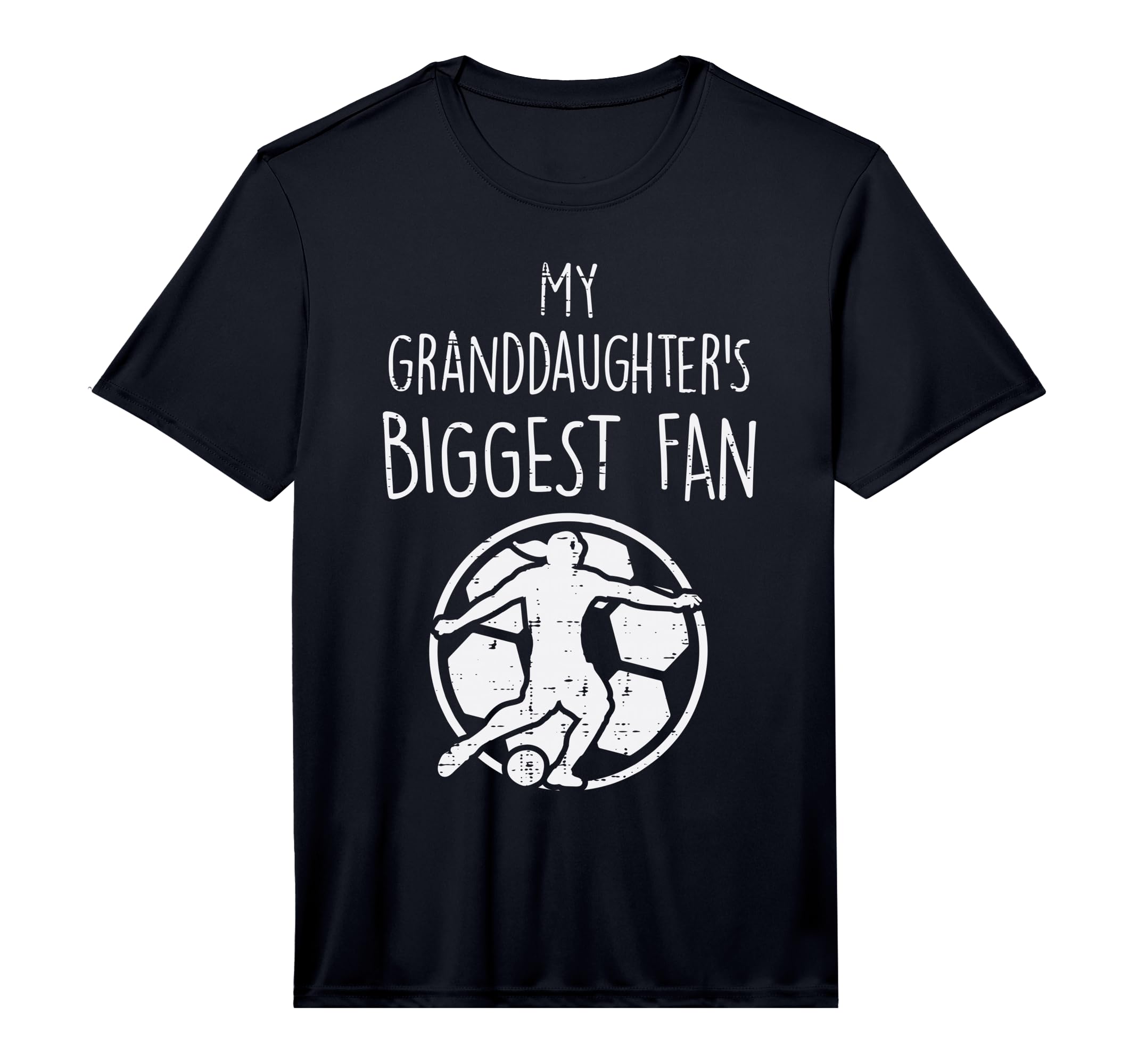 Granddaughters Biggest Fan Soccer T-Shirt - Aesthetic Graphic for Adults - T-Shirt, Sweatshirt, Hoodie