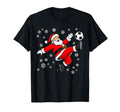 Santa Soccer Bicycle Kick Funny T-Shirt - Casual Everyday Wear Men Women - T-Shirt, Sweatshirt, Hoodie
