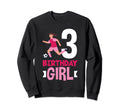 3Rd Birthday 3 Years Soccer Football Sweatshirt - Unique Graphic Unisex - T-Shirt, Sweatshirt, Hoodie