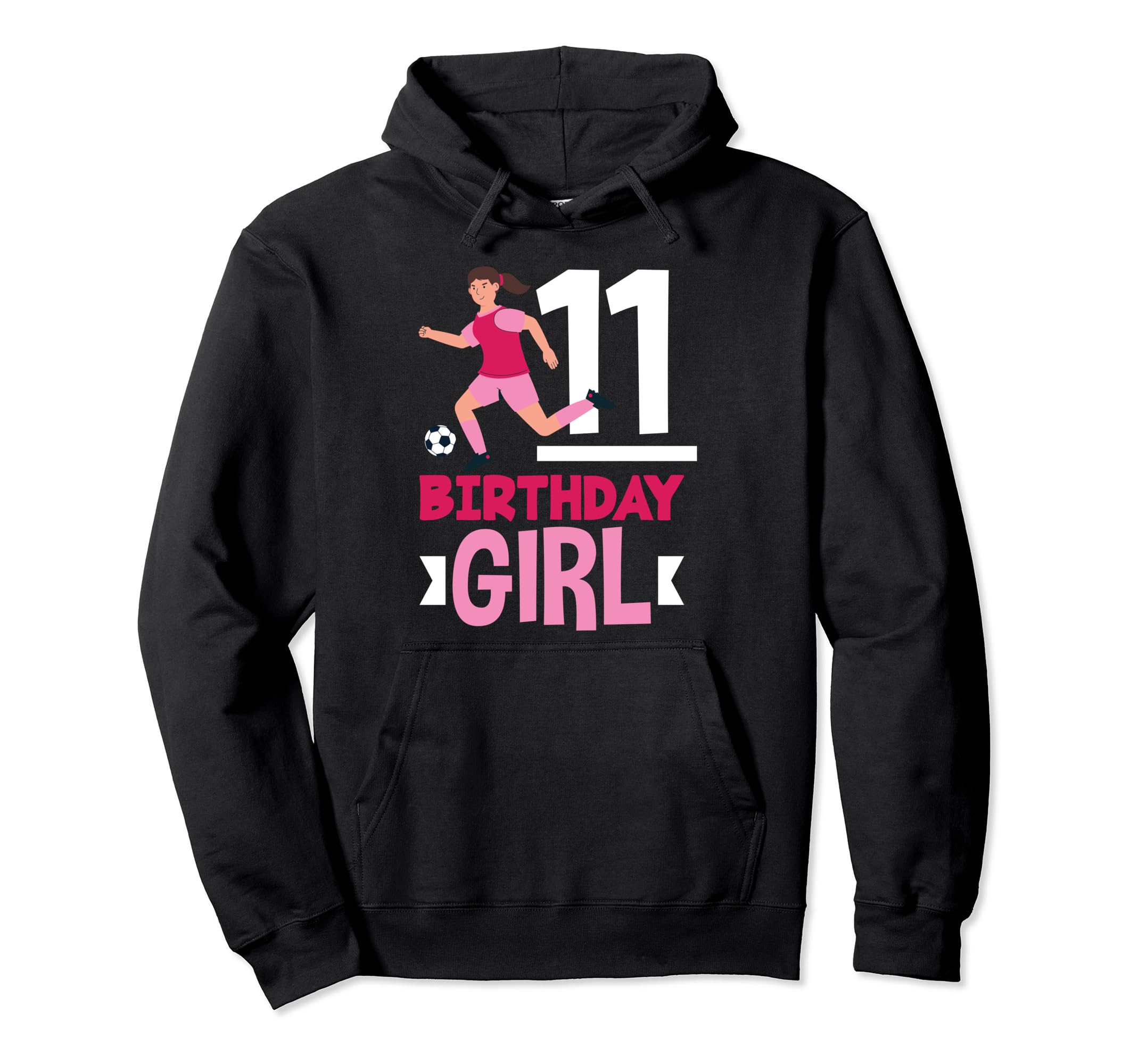 11Th Birthday 11 Years Soccer Hoodie - Casual Everyday Wear Unisex - T-Shirt, Sweatshirt, Hoodie