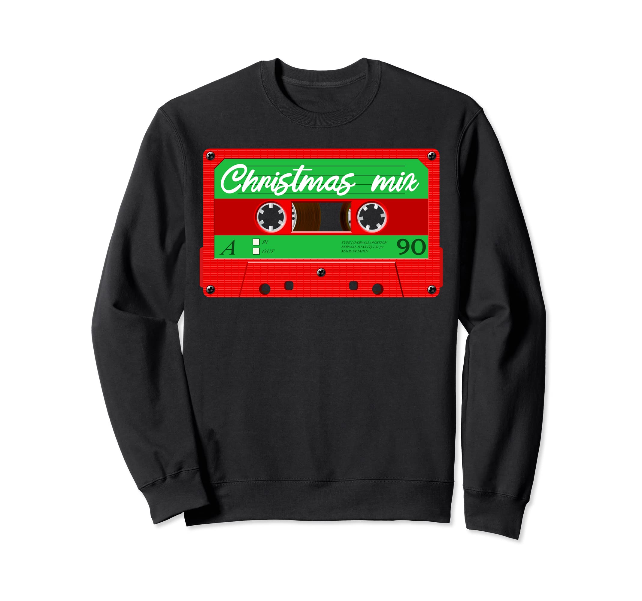 Mixtape 70S 80S Costume Cassette Sweatshirt - Unique Graphic for Adults - T-Shirt, Sweatshirt, Hoodie