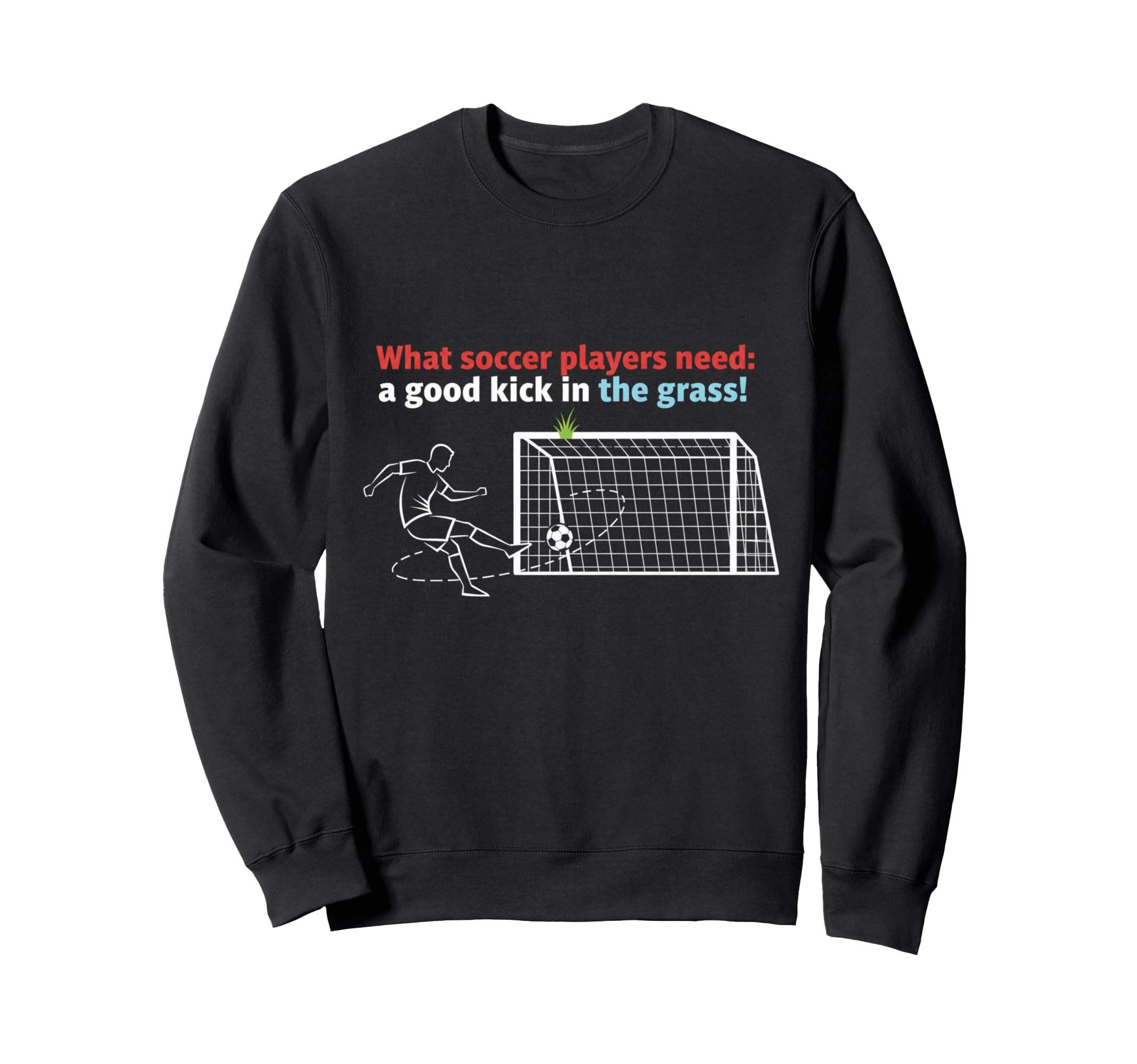 Soccer What Soccer Players Need Sweatshirt - Custom Art Print for Adults - T-Shirt, Sweatshirt, Hoodie