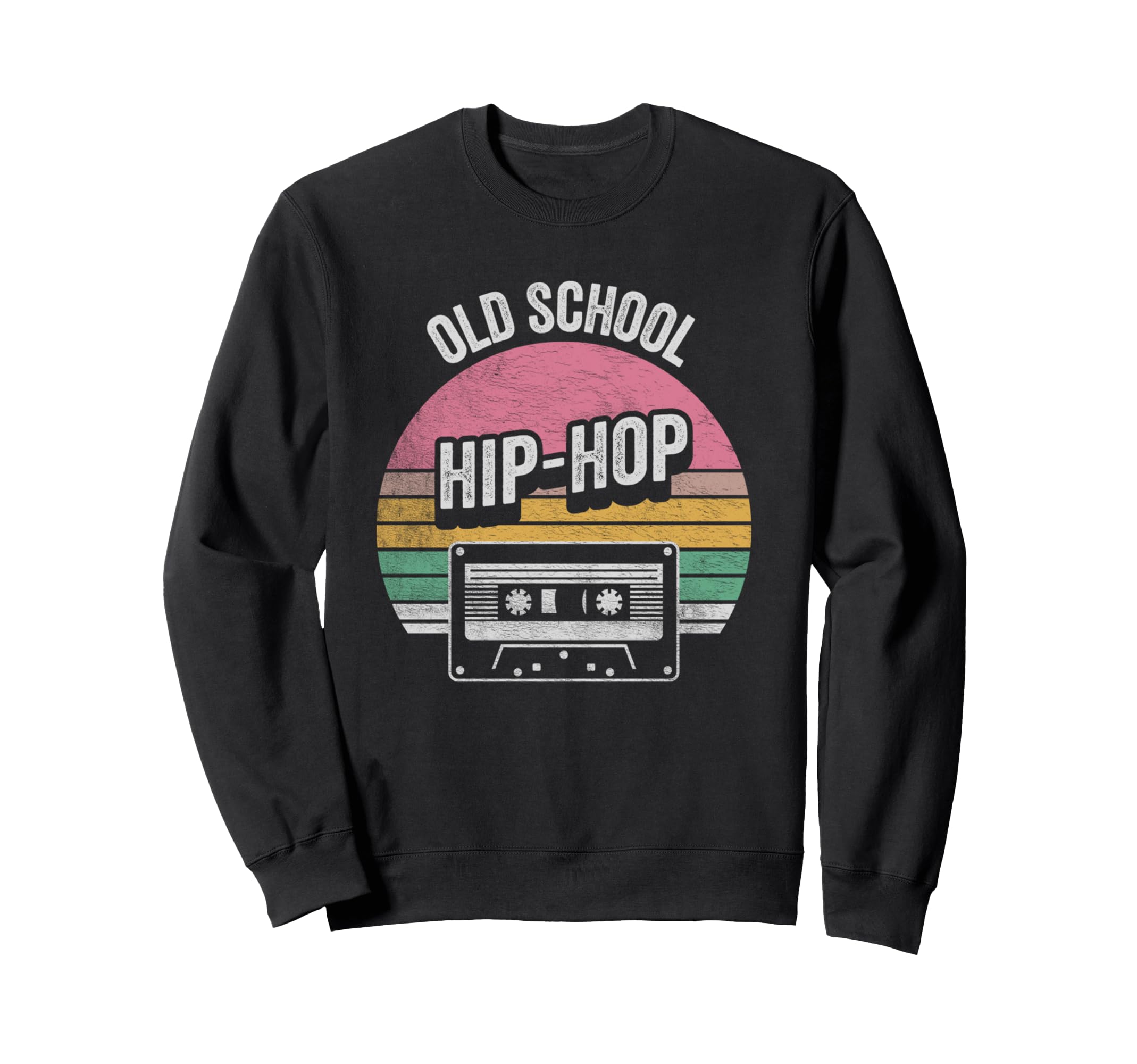Old School Hip Hop Cassette Sweatshirt - Aesthetic Graphic Men Women - T-Shirt, Sweatshirt, Hoodie
