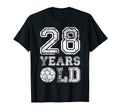 28 Years Old Soccer Sports Birthday 28Th T-Shirt - Unique Graphic Unisex - T-Shirt, Sweatshirt, Hoodie